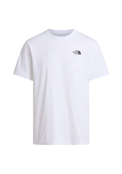 T-shirt The North Face Evolution Box NSE Regular Bianco Nero Uomo THE NORTH FACE | T-shirt | NF0A8B6K-FN4